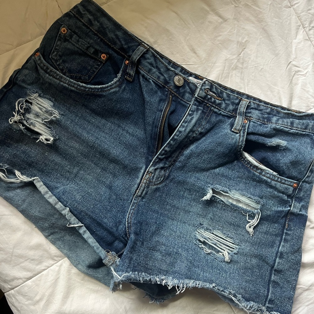 Denim Distressed Women's Shorts